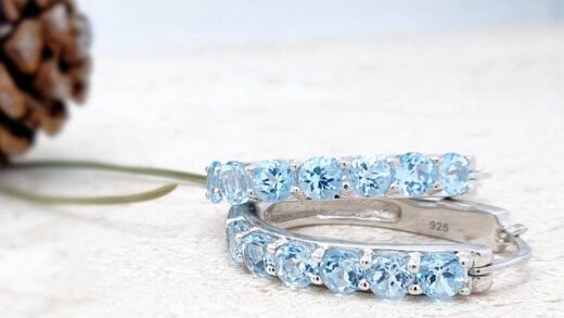 Srebrna Biżuteria z Topazem